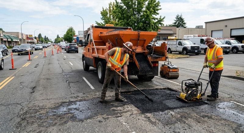 Commercial Pothole Repair in Little Rock, AR