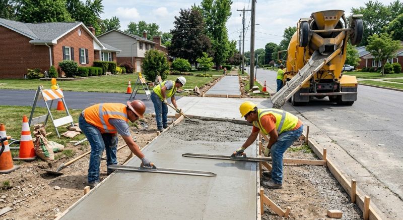 Sidewalk Pouring in Denver, CO